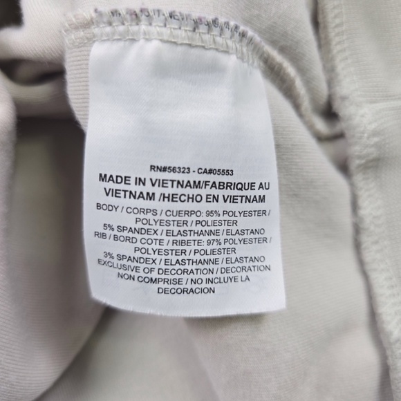 NIKE SPORTWEAR WOMEN'S XL VELOUR CREW SHIRT OATMEAL SWEATSHIRT- GREY 921147-072 - Picture 7 of 9